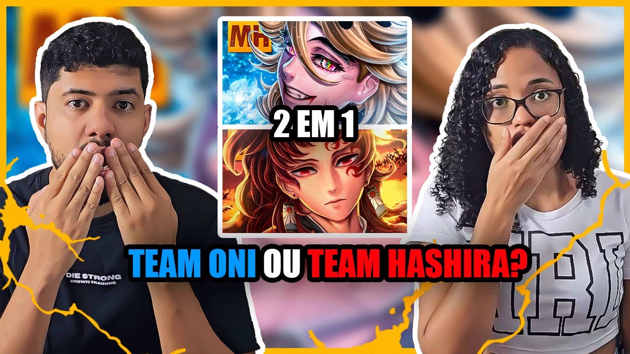 REACT 2 EM 1 - MHRAP - Vibe Douma #2 🩸 e Tipo Yoriichi ☀️ (Demon Slayer) | Prod. Sidney Scaccio