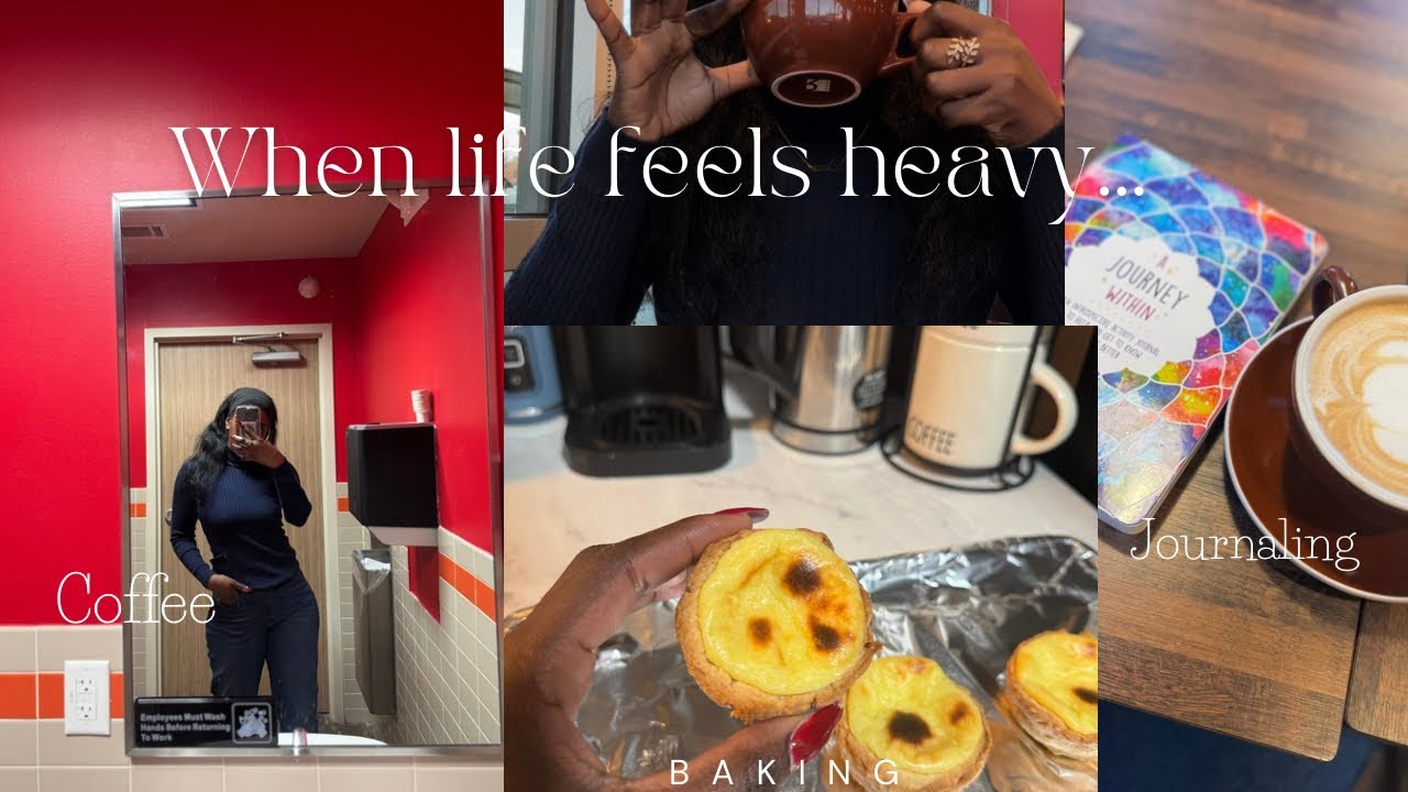 Baking, Coffee shop journaling, finding peace in the middle of chaos. Weekly Vlog