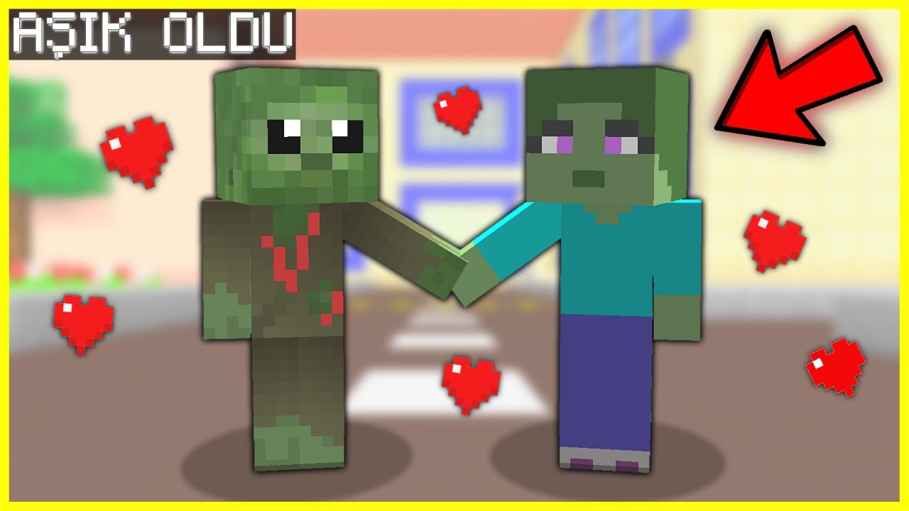 FAKİR ZOMBİ VE ZOMBİ KIZ EVLENİYOR! 😱 - Minecraft