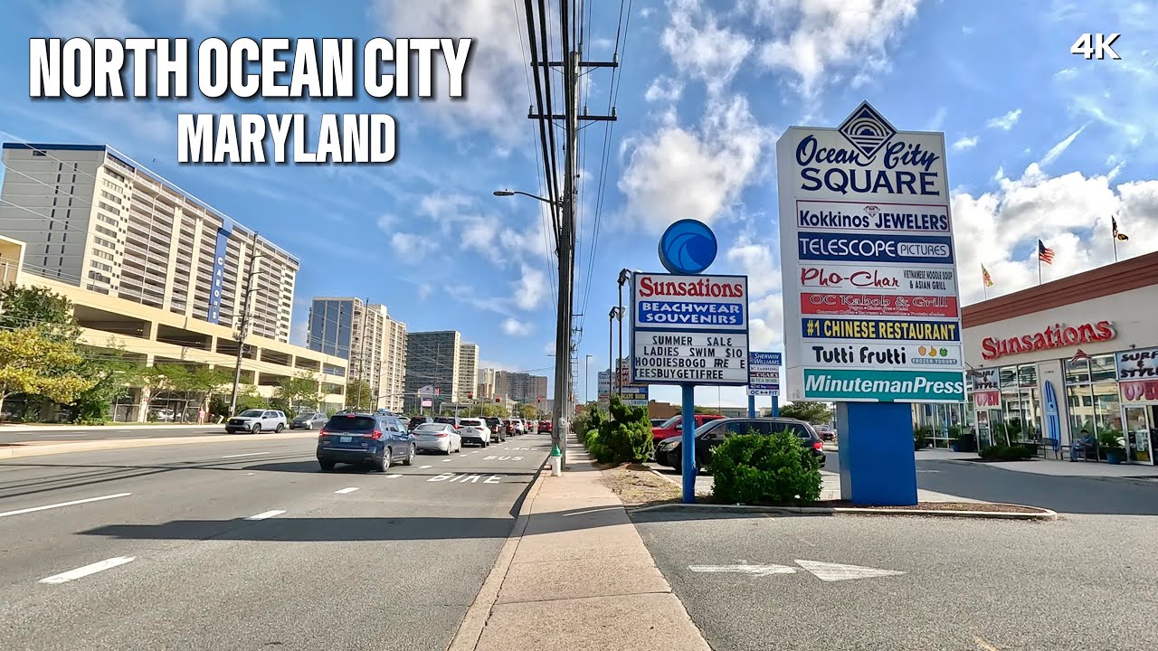 4K WALK | Ocean City Maryland walking tour | 146th to 100th St | 2025 🇺🇸