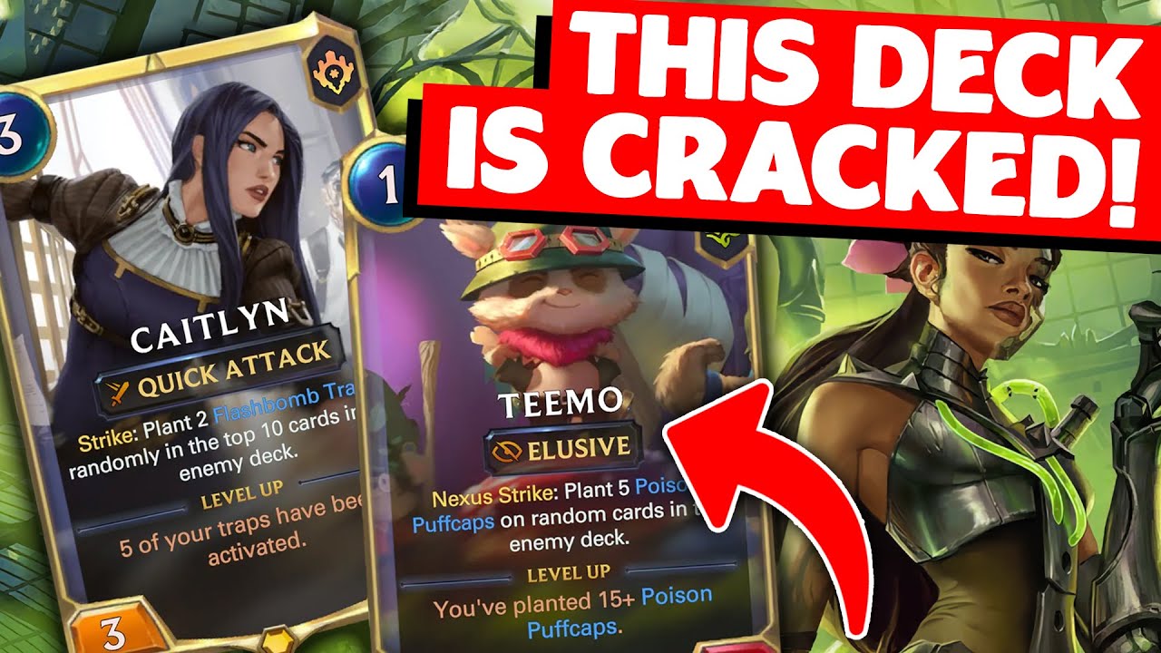 The STRONGEST TEEMO Deck Yet! Caitlyn + Teemo | Legends of Runeterra | Beyond The Bandlewood