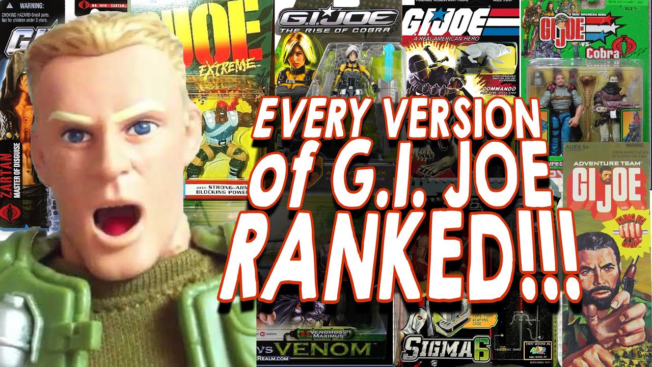 Ranking Every Version of GI Joe