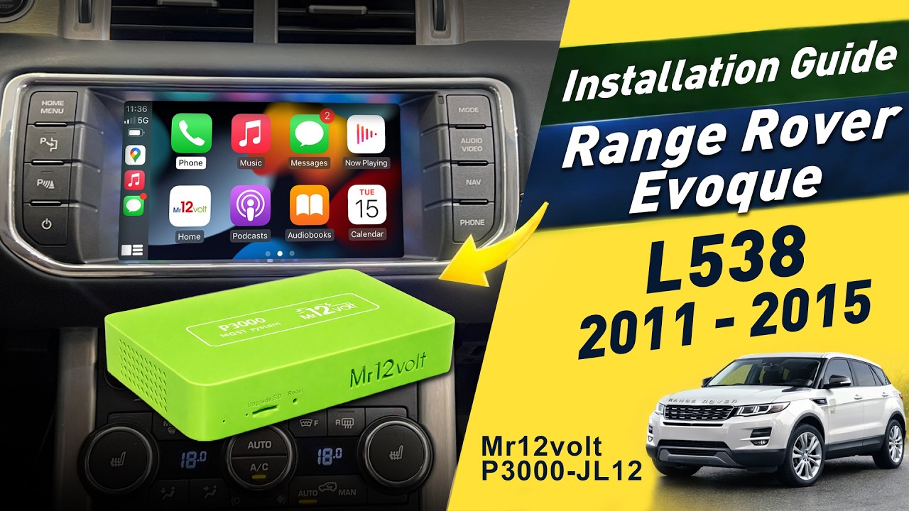 Range Rover Evoque (2011-2015) L538 Wireless CarPlay & Android Auto Upgrade & Installation Manual