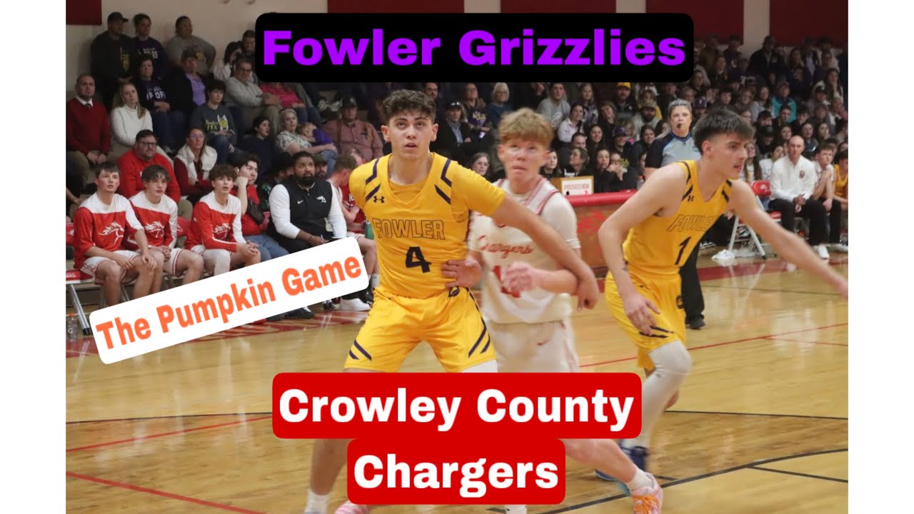 The 16th annual pumpkin game! Game of the year! Fowler vs Crowley County boys 