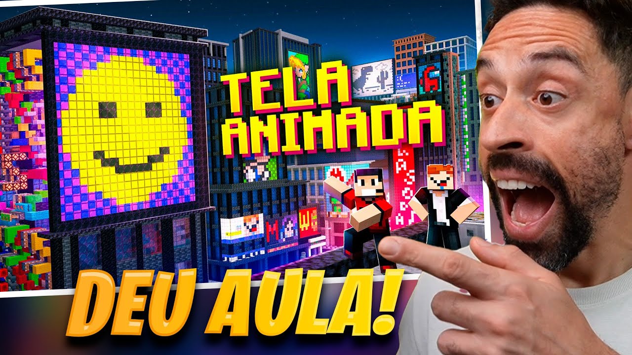 VINICCIUS 13 DEU AULA DE MINECRAFT NESSE VIDEO!