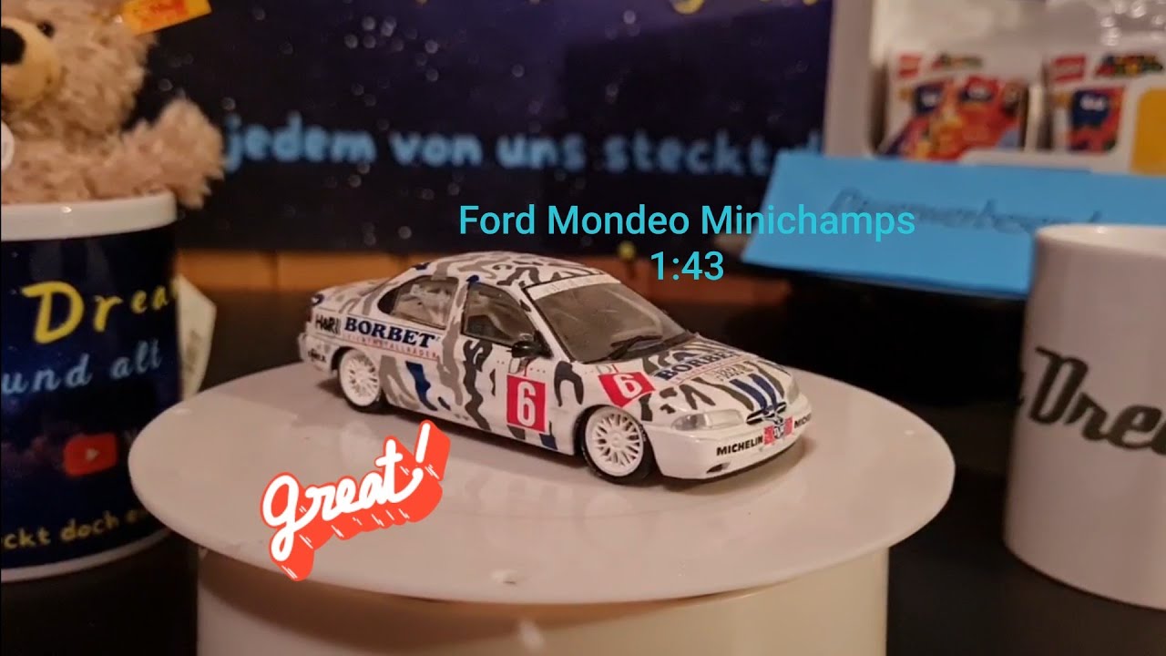 Ford Mondeo vom Hersteller Minichamps im Ma&szlig;stab 1:43👍😊#ford #Mondeo #minichamps #borbet #modellauto