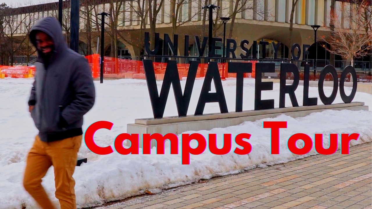 🚗 Tour of the University of Waterloo | Explore Campus Landmarks 🏫✨