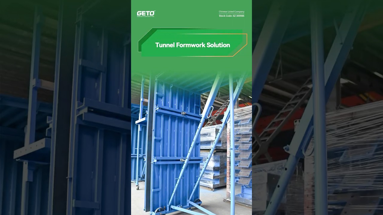 😱Amazing!How can GETO tunnel formwork do that?????✨