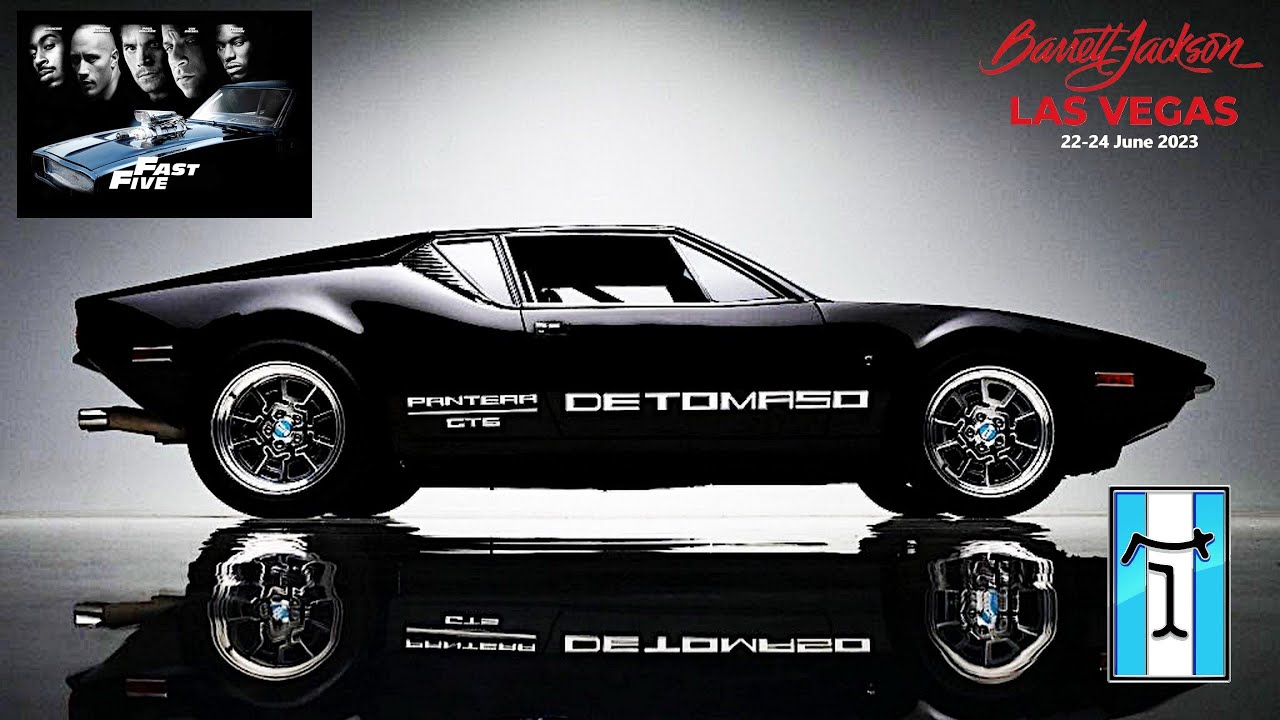 1972 De Tomaso Pantera - Barrett-Jackson, Las Vegas, 22-24 June 2023 (ENG SUB)