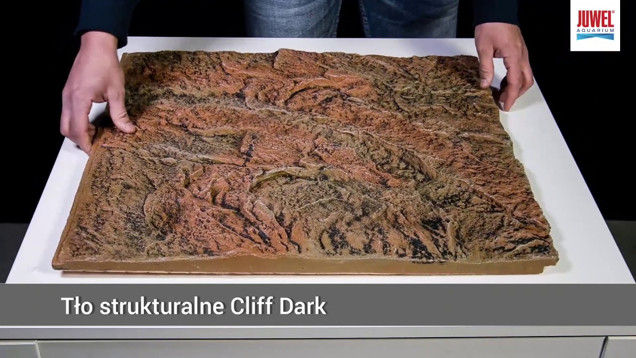 JUWEL Tło strukturalne oraz osłona filtra Cliff Dark - instrukcja montażu