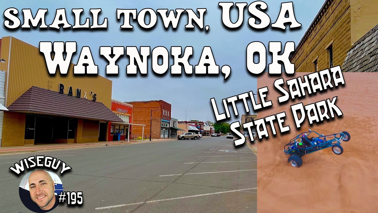small town, USA // Waynoka, Oklahoma // population 708 // Little Sahara State Park