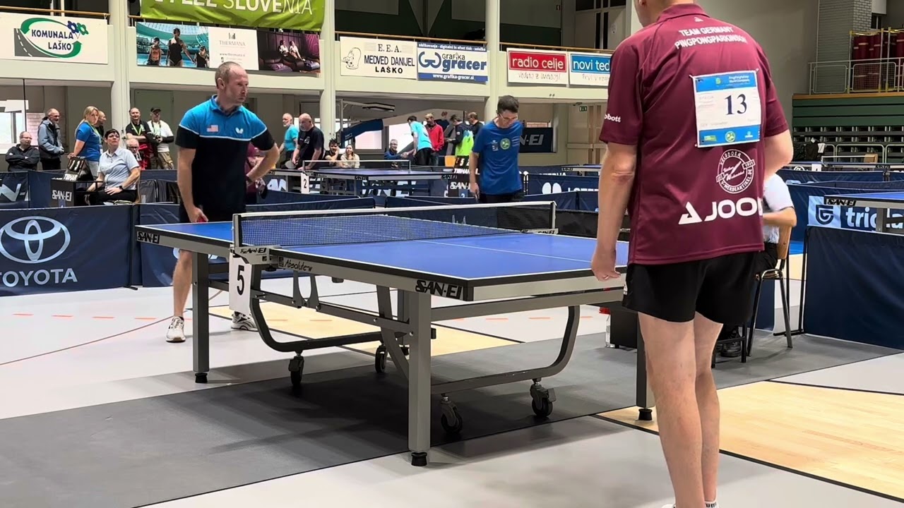 PPP WM 2024, Herren Einzel Finale, Thorsten Flues (GER) - Ilya Rozenblat (USA) 3:2