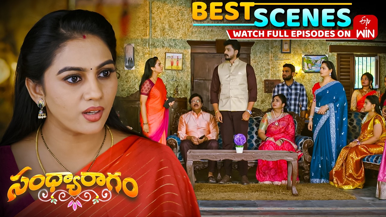 Sandya Ragam Best Scenes : 10th February 2026 Episode Highlights | Watch Full Episode on ETV Win