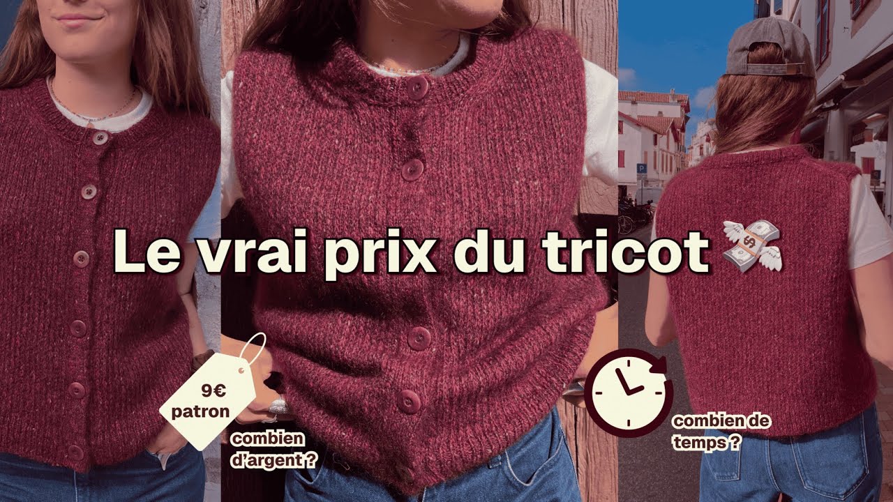 Chaque euro, chaque minute… 🧶 Le vrai coût du tricot !