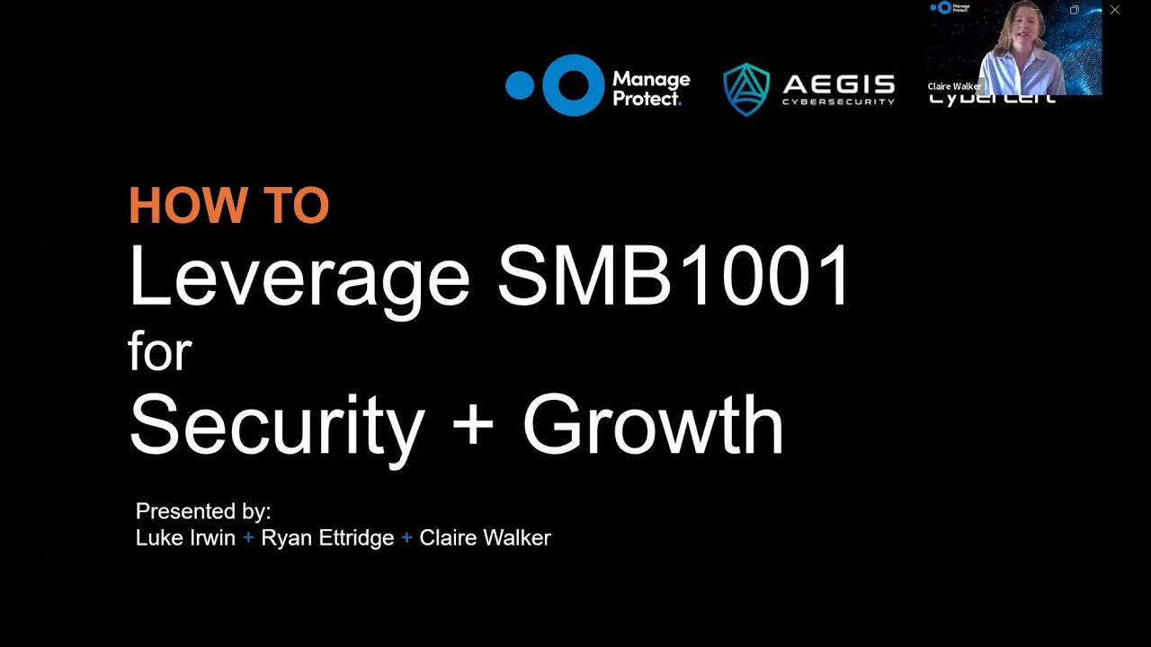Leveraging SMB1001 for Security and Growth
