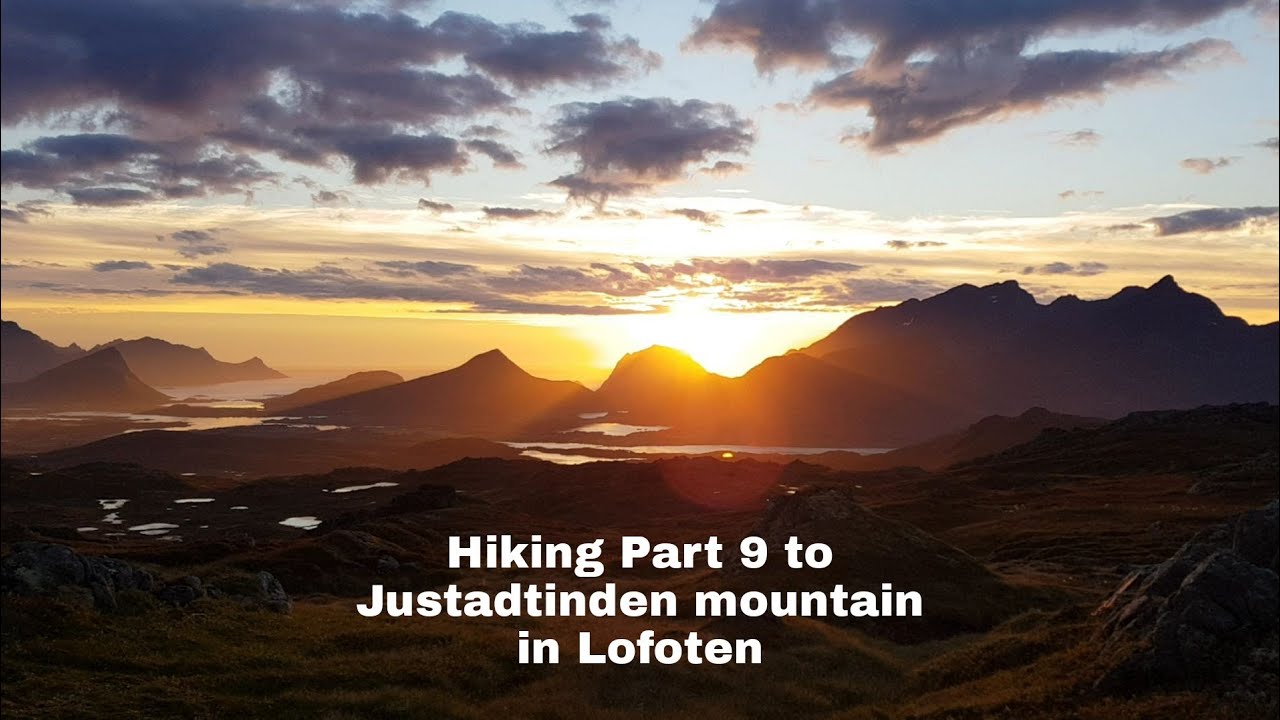 Hiking Part 9 to Justadtinden mountain in Lofoten