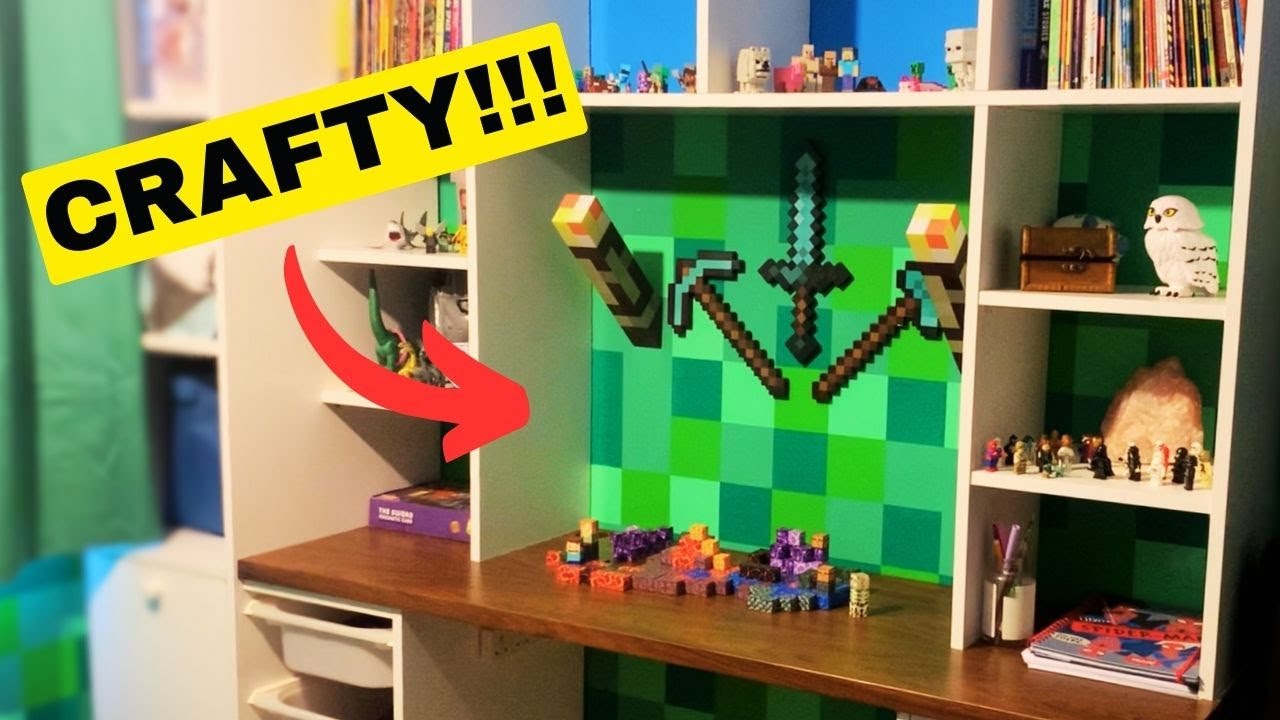 How To Make A Desk With Shelves VERY CHEAPLY!