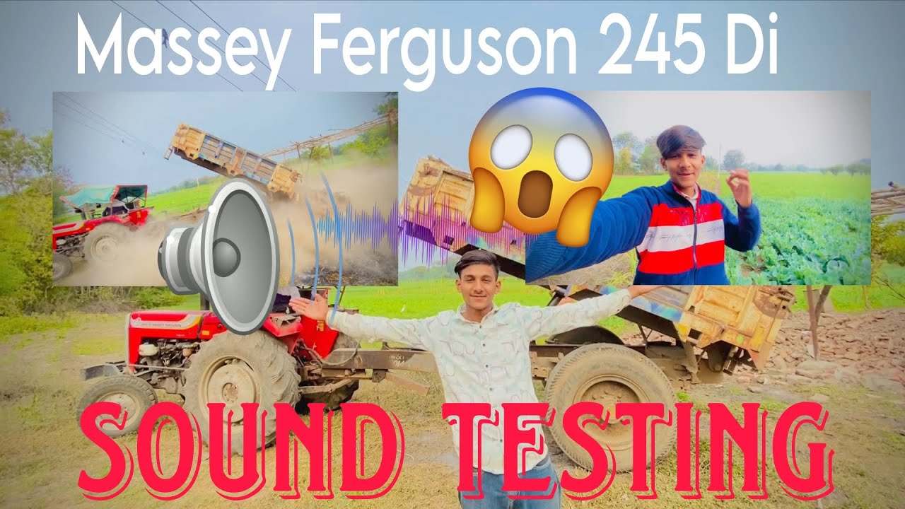 Daily vlog day 66 sound testing the Massey Ferguson 245 Di #dailyvlog #viralvlogs #vlog #desivlog 