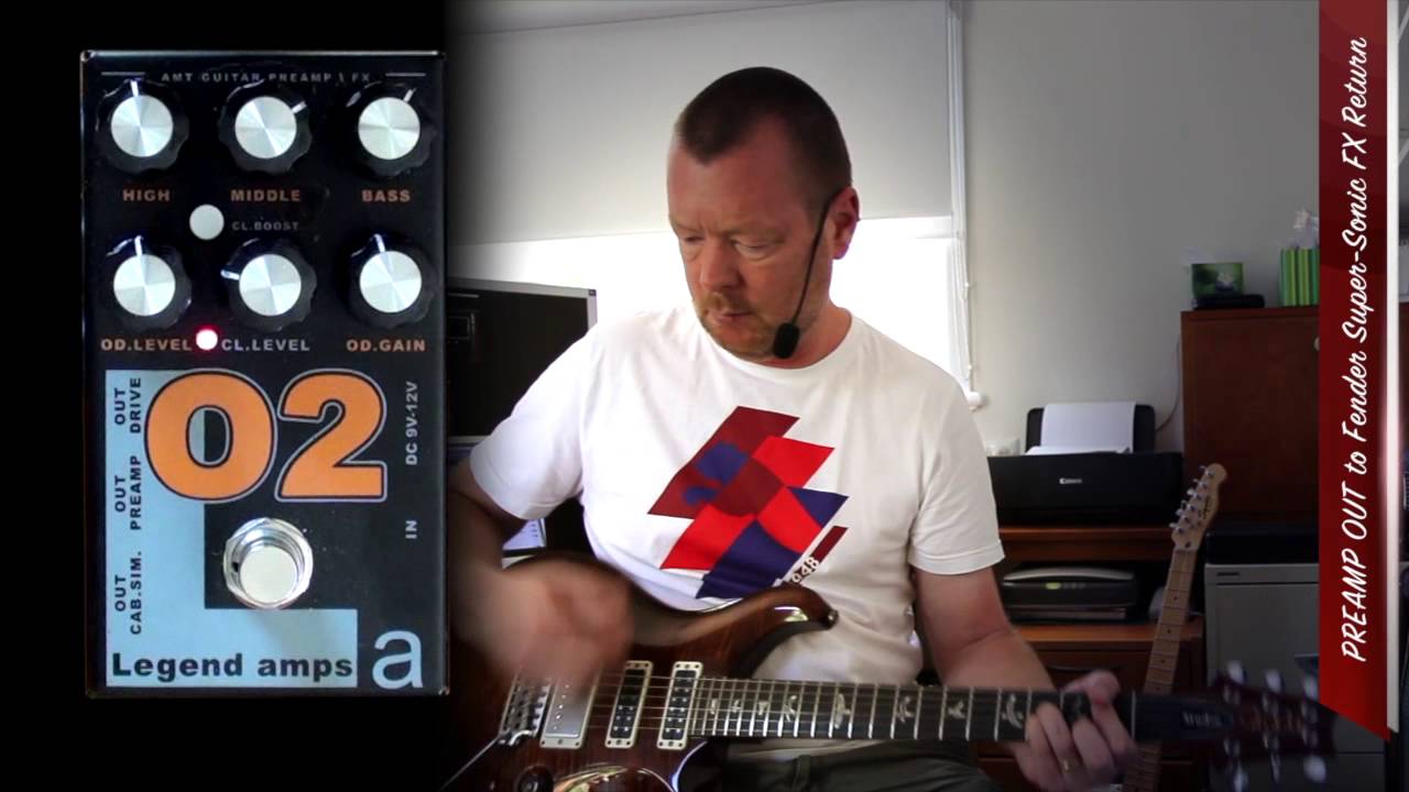 AMT Electronics : O2 Preamp & Effects Pedal