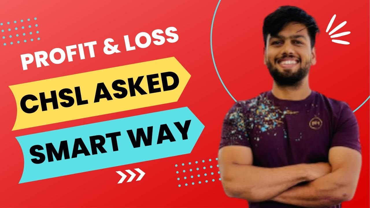 PROFIT AND LOSS CHSL ASKED QUESTION ! SMARTEST WAY !!!#Saini's_Shorts