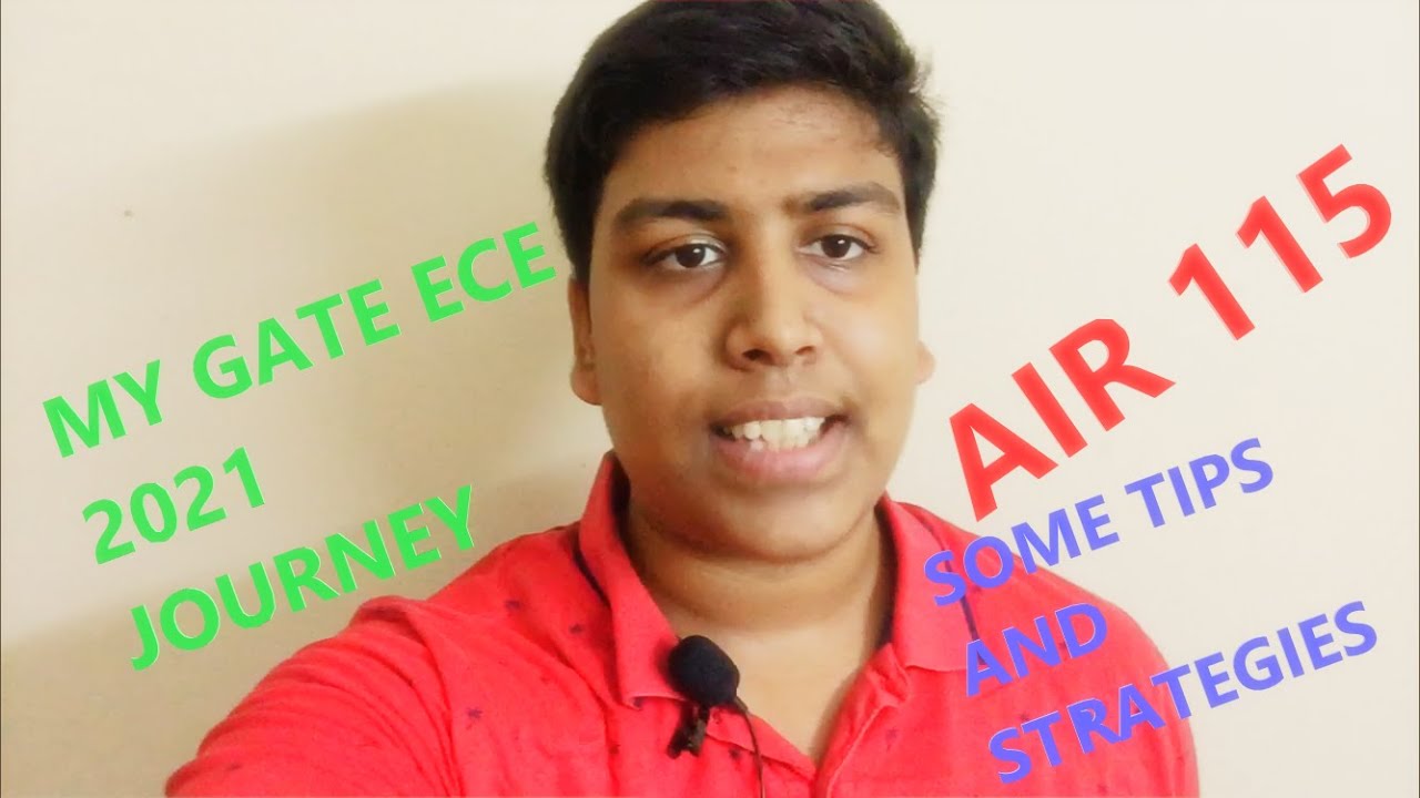 GATE 2027 strategy of GATE 2021 ranker #gate2027 #gateece #electronics #gatestrategy #ece #gate #air