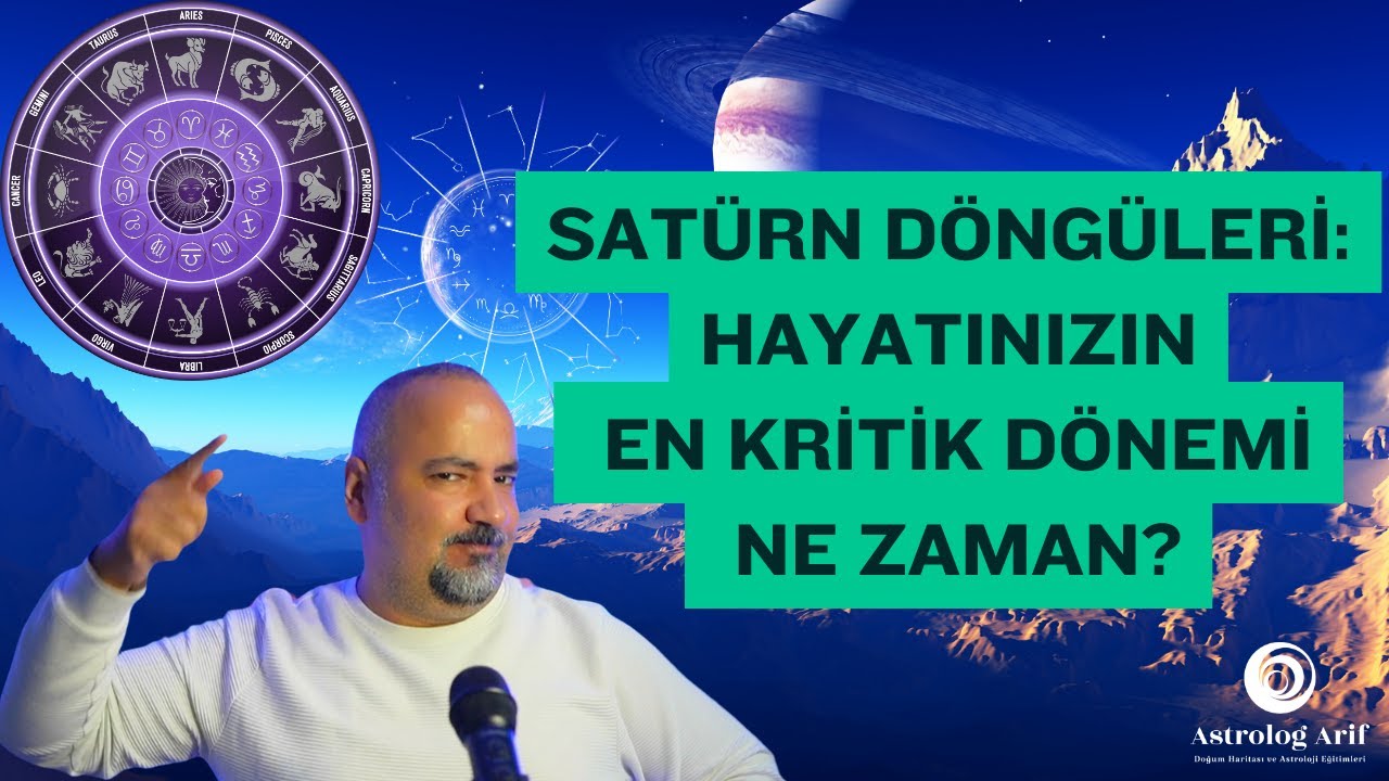 Satürn Döngüleri: Hayatınızın En Kritik Dönemi Ne Zaman?