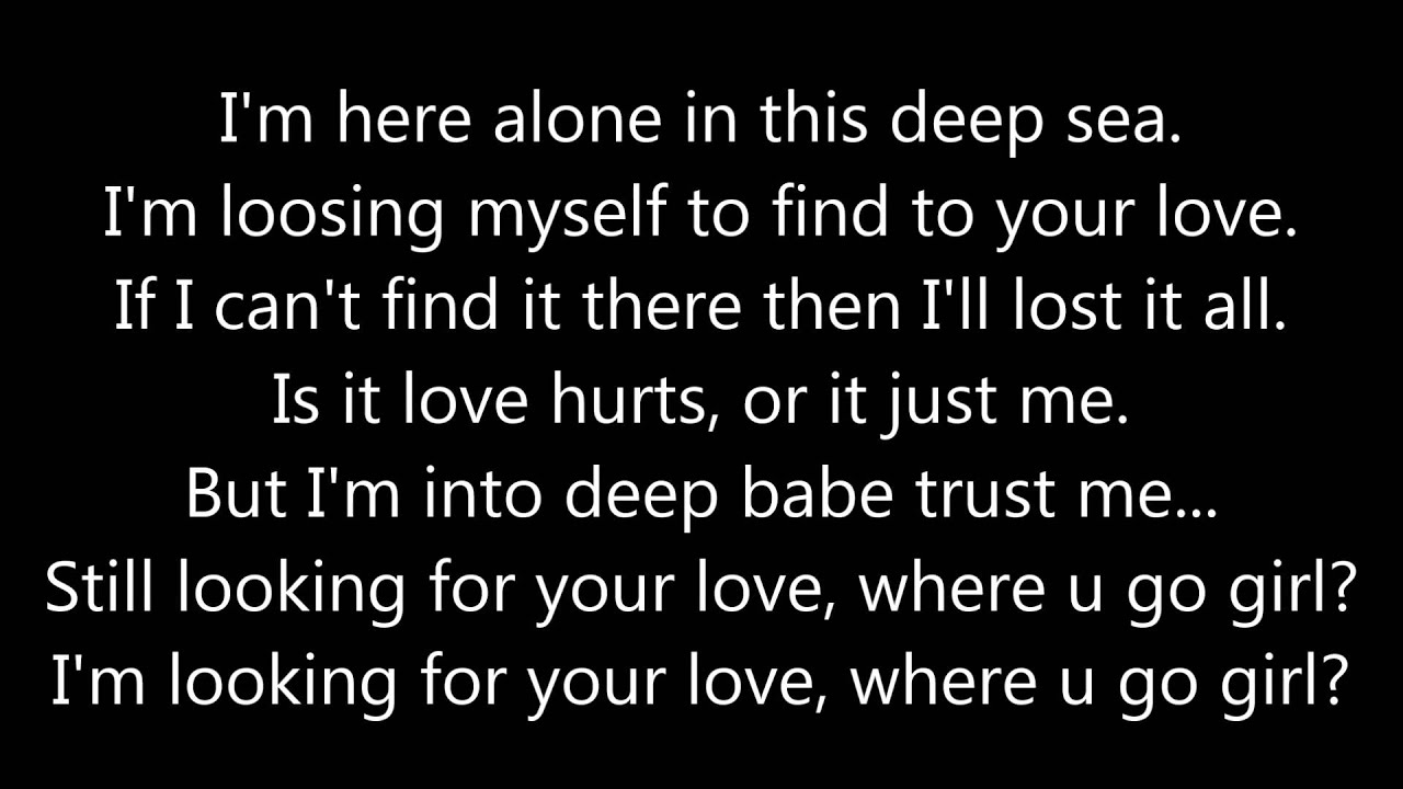 Deep sea - Binz ft. Thanh Nguyen (Lyrics)