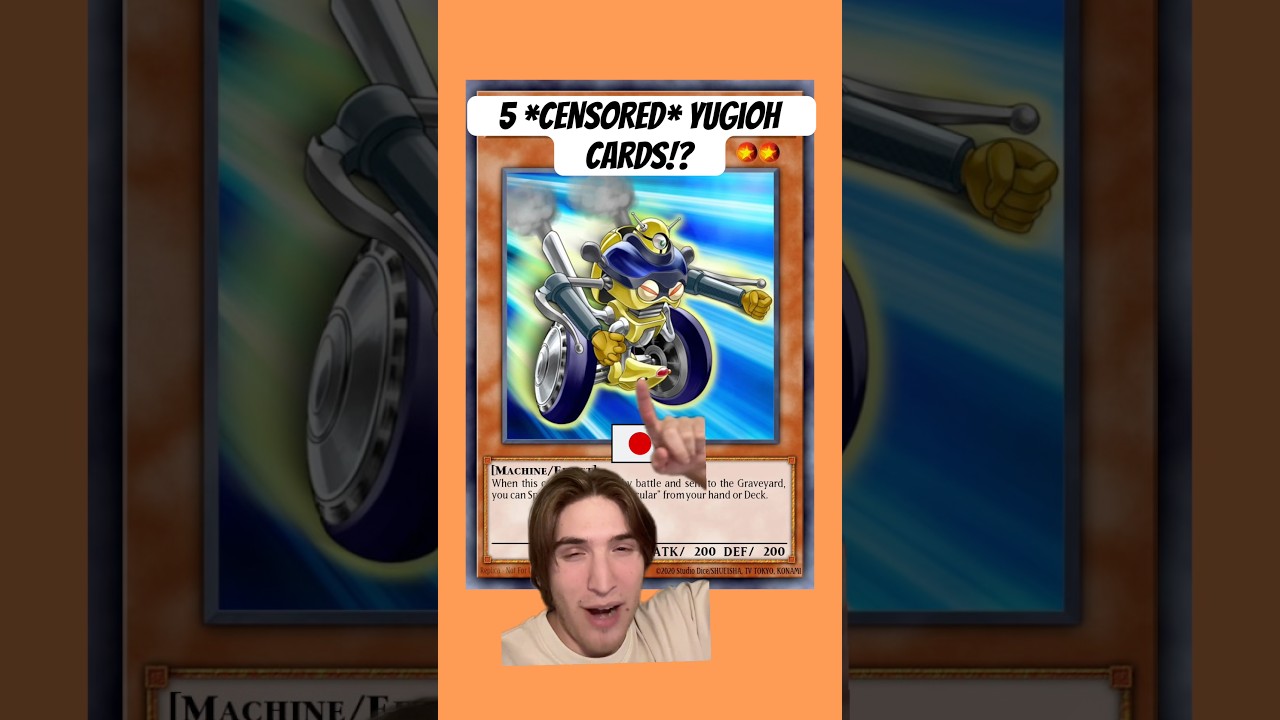5 *CENSORED* YuGiOh Cards!?
