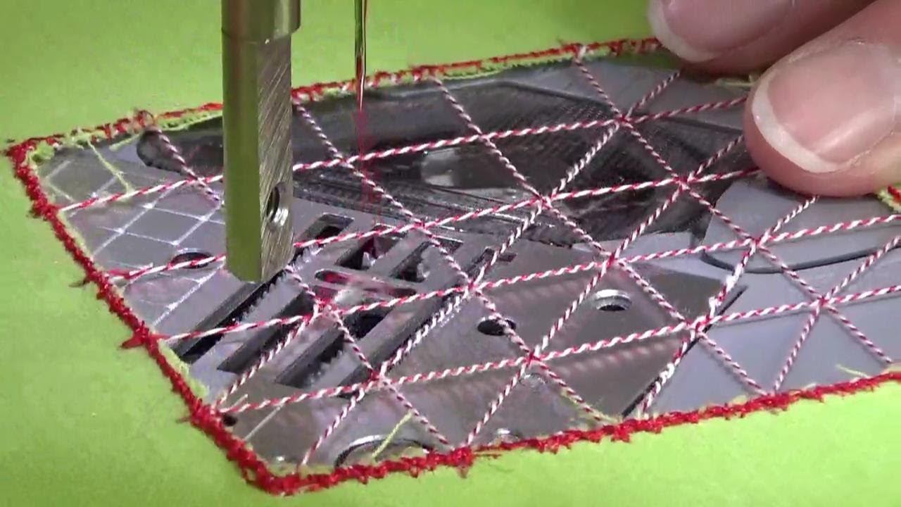 Bordar con máquina de coser eléctrica: Richelieu Clase 1 tender hilos sin atorones o nudos de hilo