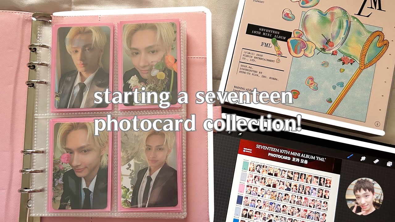 starting a seventeen photocard collection! | beginner a5 binder collection setup