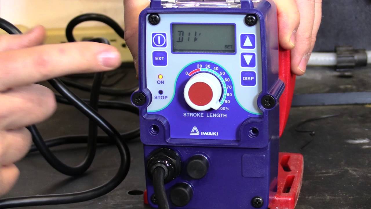 How To Program a Walchem Pump to Run Off a Flowmeter in External Mode