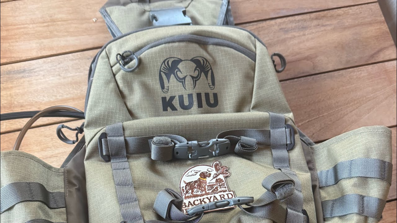 @kuiuultralight Kuiu Upland Hunting vest paired with @AquamiraProducts water bladder 