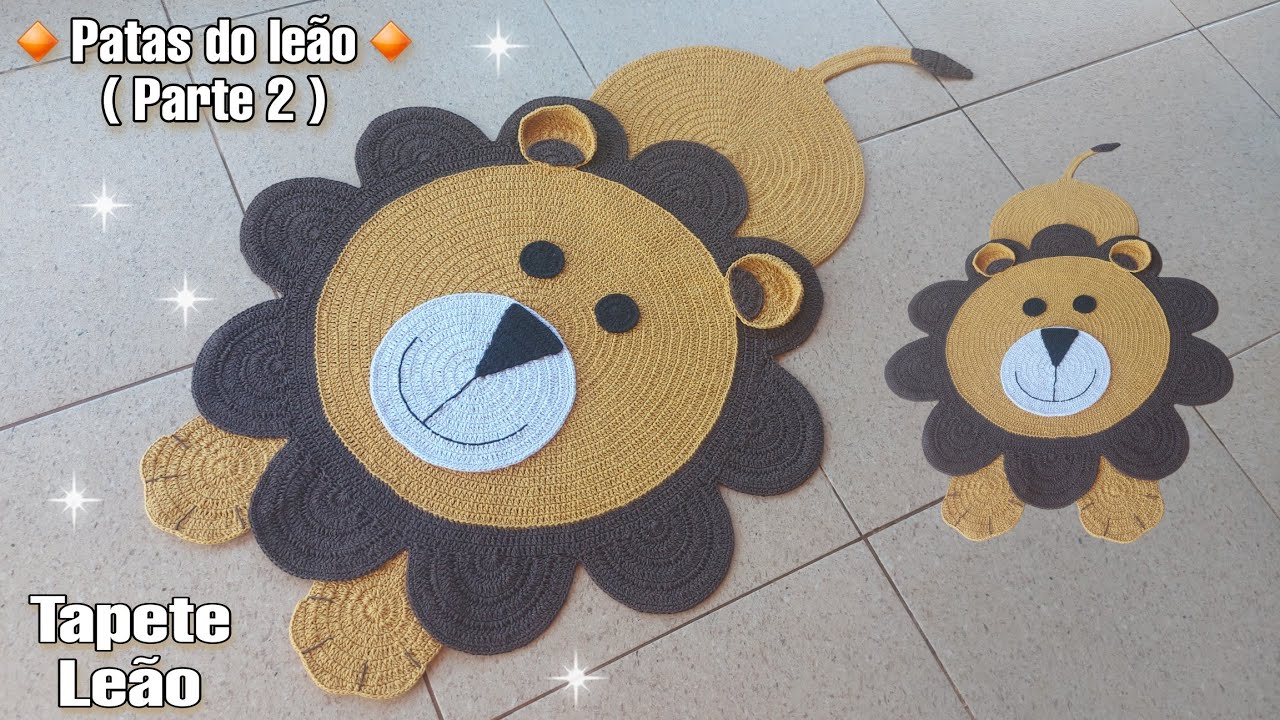Tapete Leão | Patas |( Parte 2)