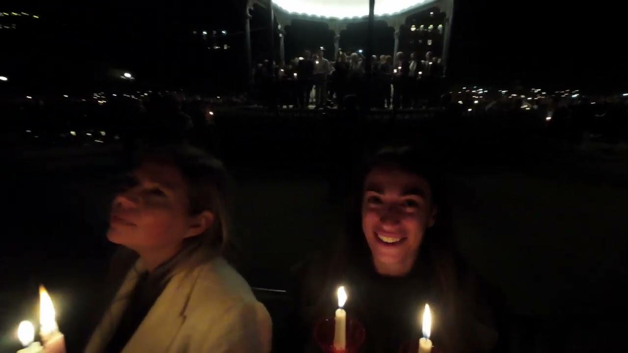 Corfu Greek Easter Midnight Mass Fireworks 2024