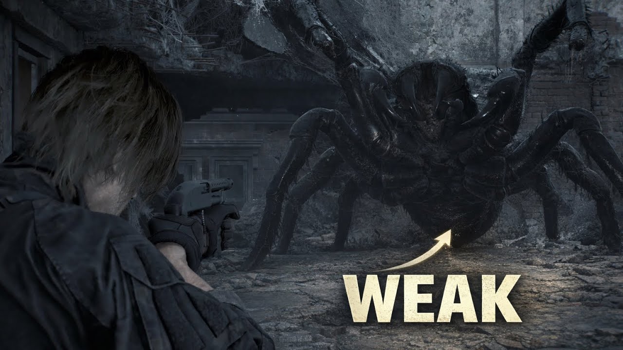Giant Spider Boss EASY Method (No Damage & Minimal Ammo Used) Resident Evil Requiem