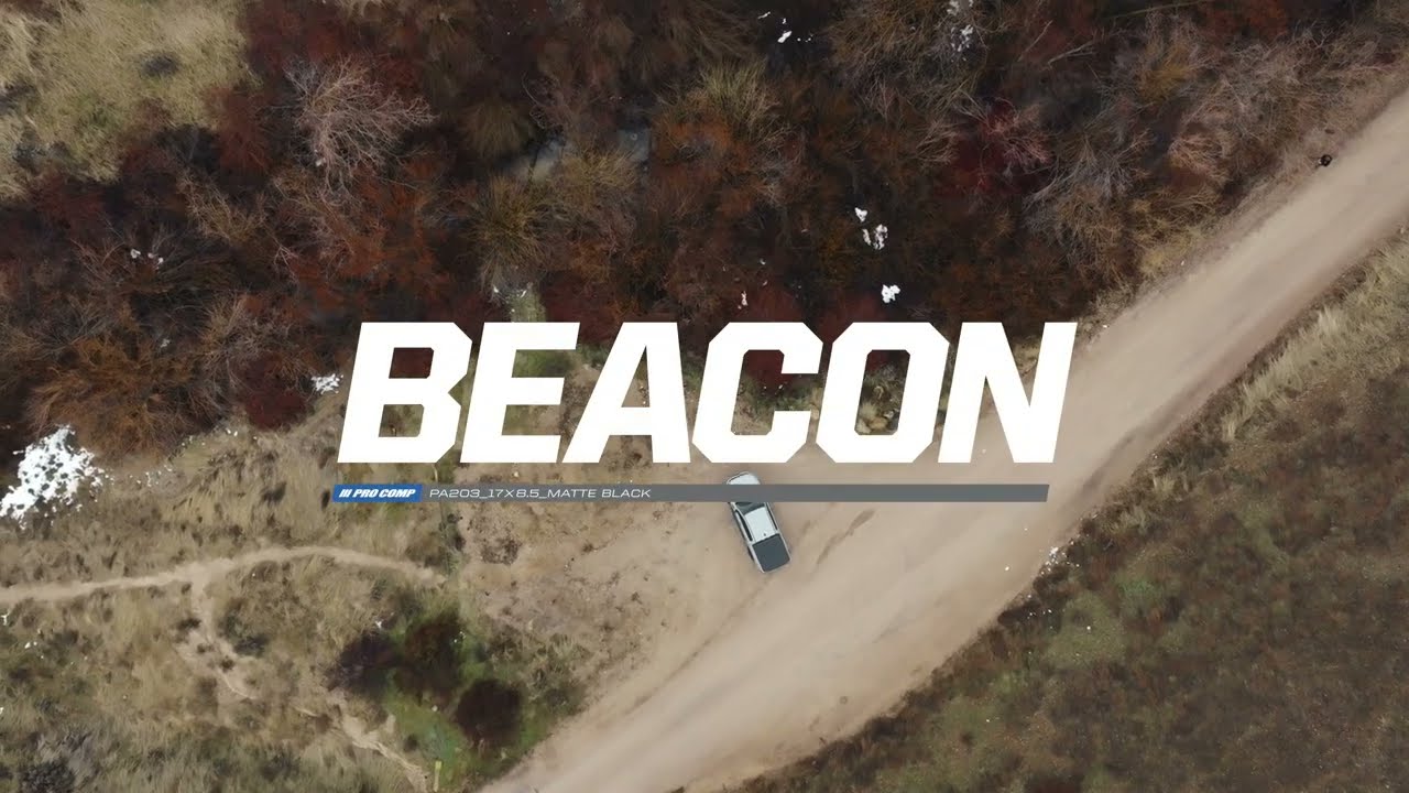 Pro Comp Beacon PA203 Matte Black Wheels on a 2022 Ford Ranger Video 2