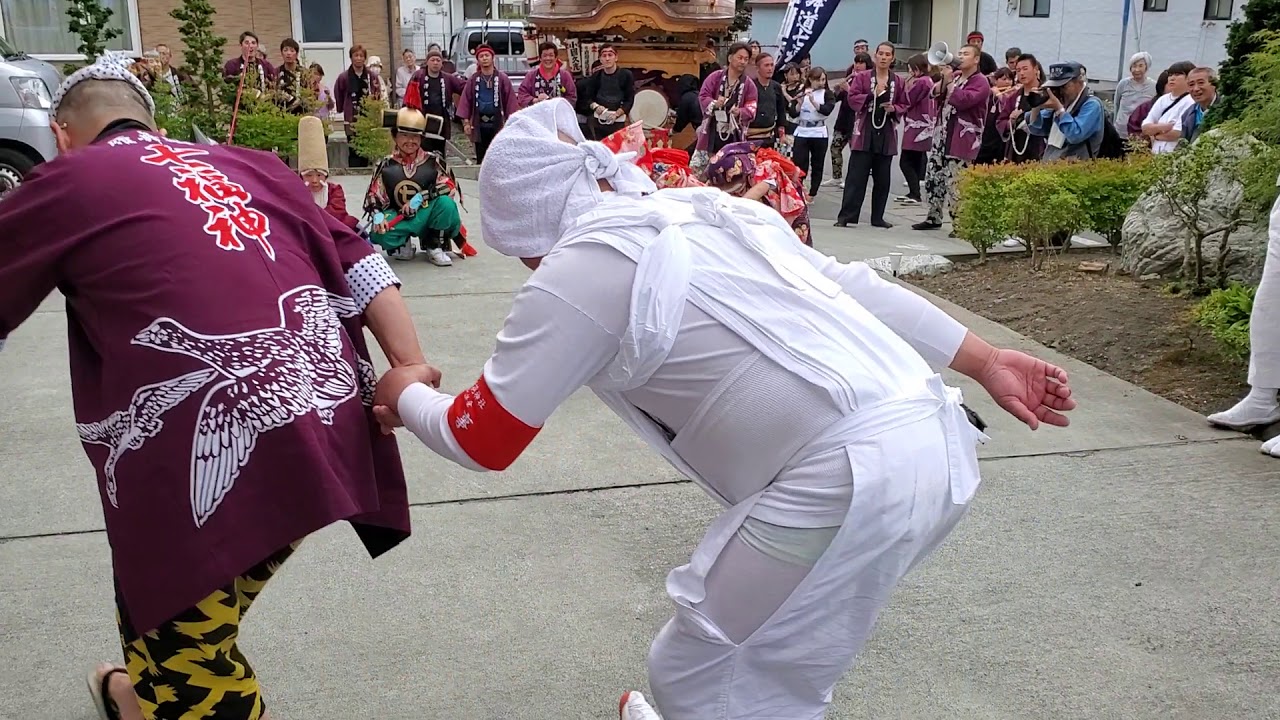 闘狂テトラ 大槌祭り2019 雁舞道七福神 門打ち