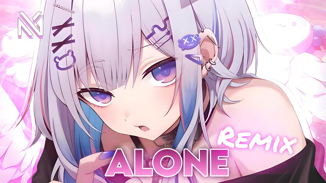 Nightcore | Alan Walker - Alone (Remix) - (Lyrics)