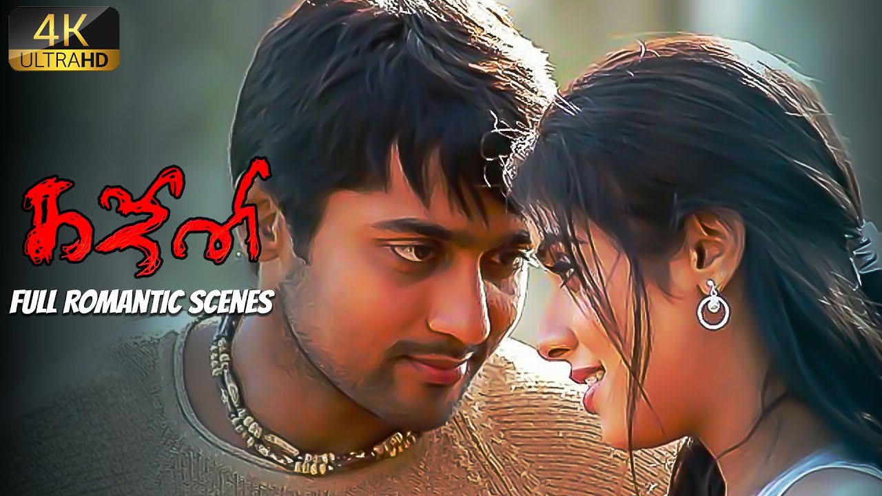 #Suriya #Asin Love Scenes | Romantic Scenes | #Ghajini Movie Full HD