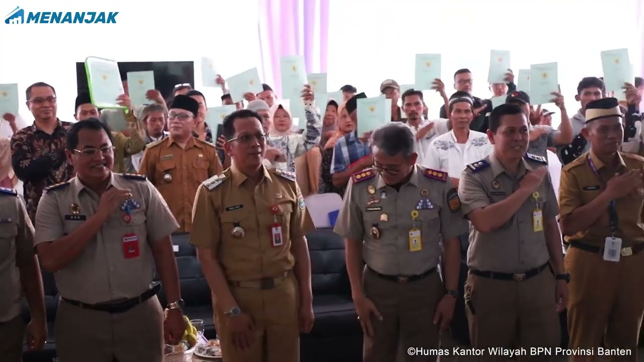 Kanwil BPN Banten Turut Sukseskan Gerakan Sinergi Reforma Agraria (GSRA)
