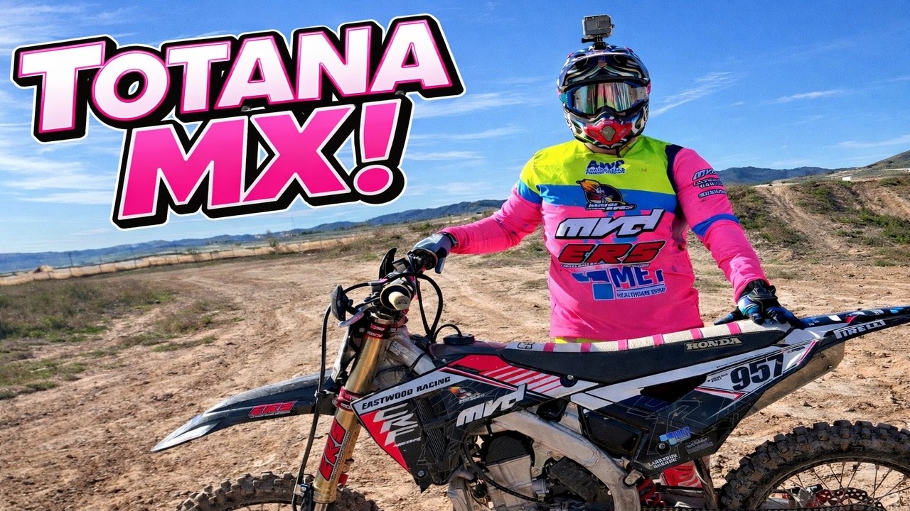 WIDE OPEN CRF 450 AT TOTANA MX | POV
