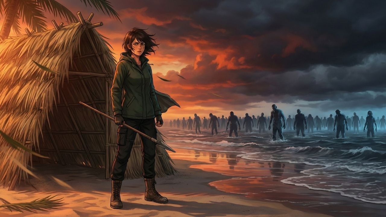 She Escaped the Zombies and Built a Real Survival Shelter Alone &mdash; Ghibli-Style Cinematic Story