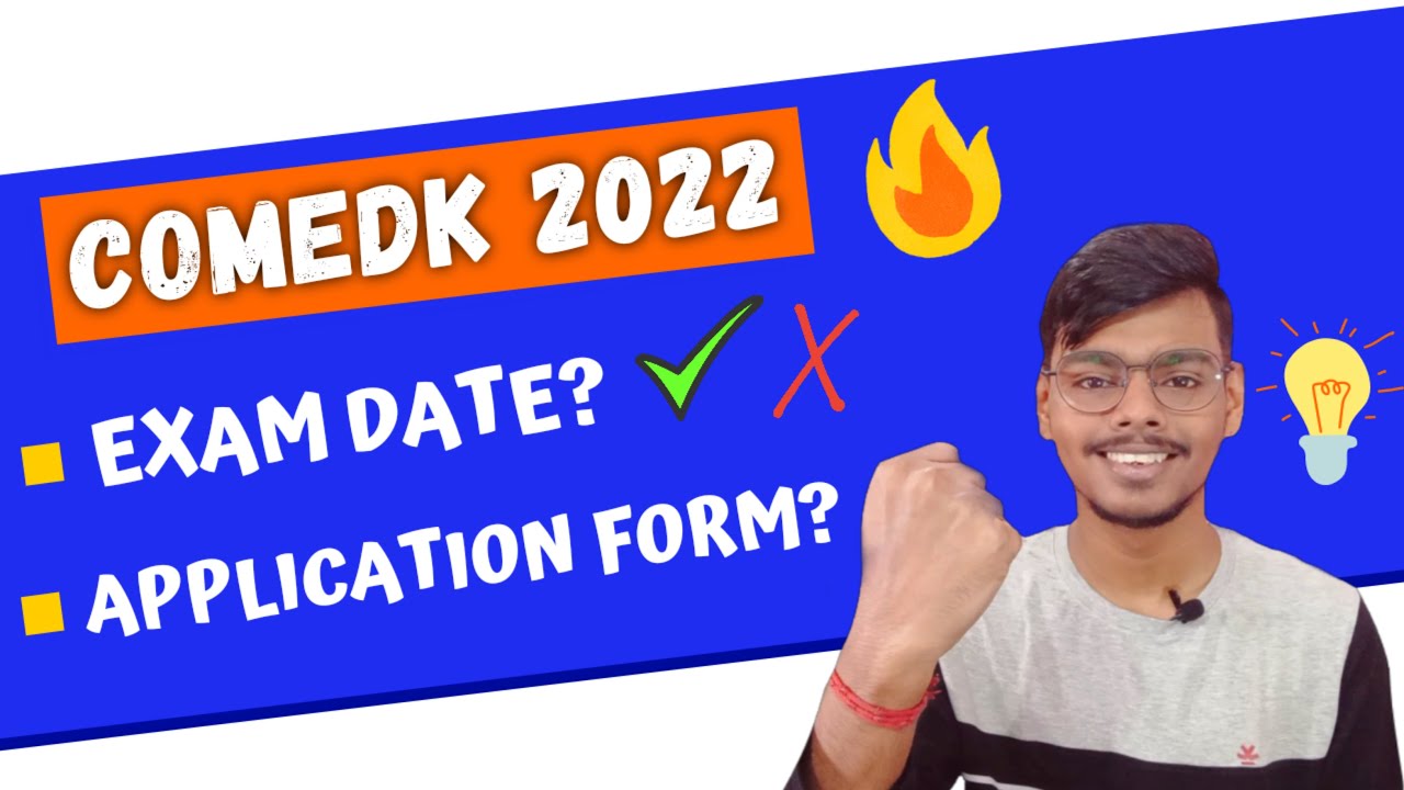 COMEDK 2022 Exam Date 🤩😱 | Application Form | COMEDK 2022 Registration #comedk2022