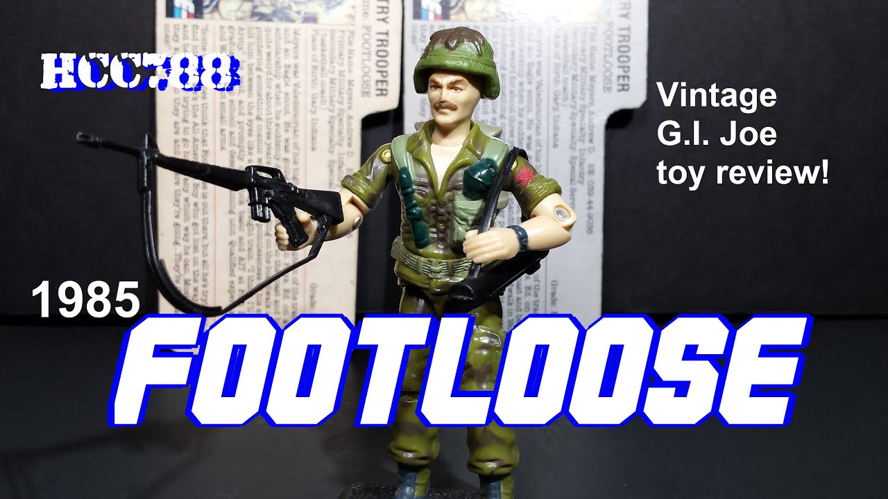 HCC788 - 1985 Infantry Trooper FOOTLOOSE - Vintage G.I. Joe toy review! S03E11