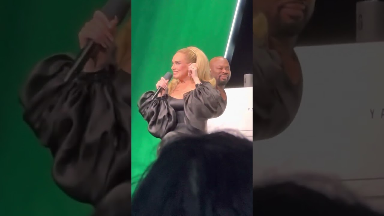 Adele talks to Audience and sings Turning Tables