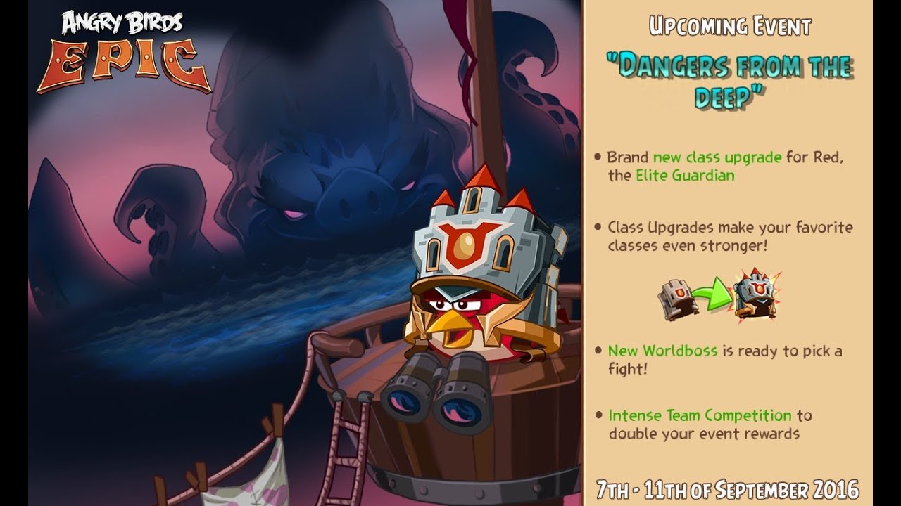 Angry birds epic Dangers From The Deep