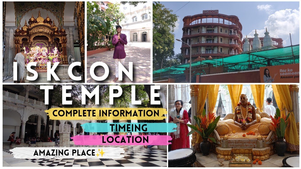 juhu Iskcon😱 temple mumbai - Complete Tour + Information | Iskcon mandir entry,timings,tour