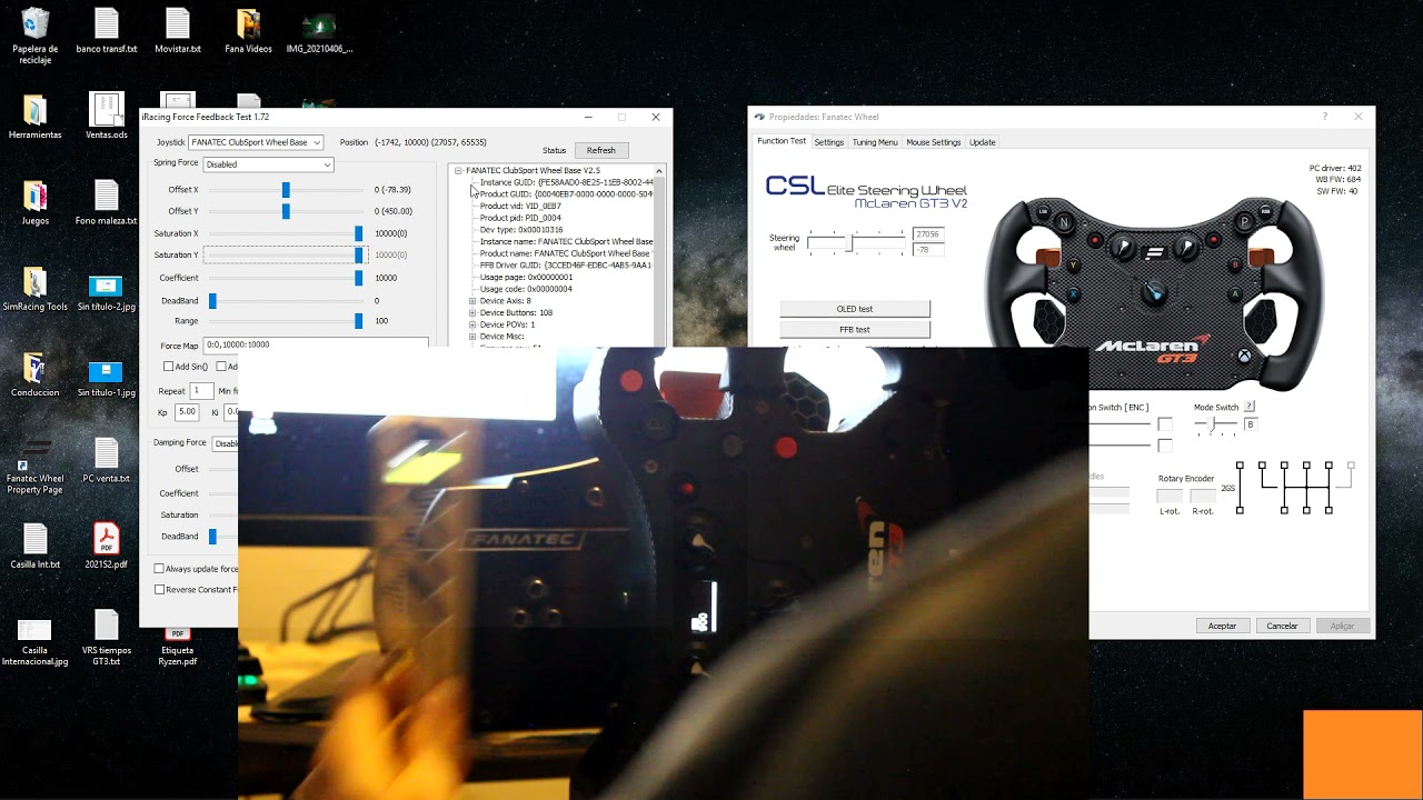 Fanatec CSW 2.5 Range