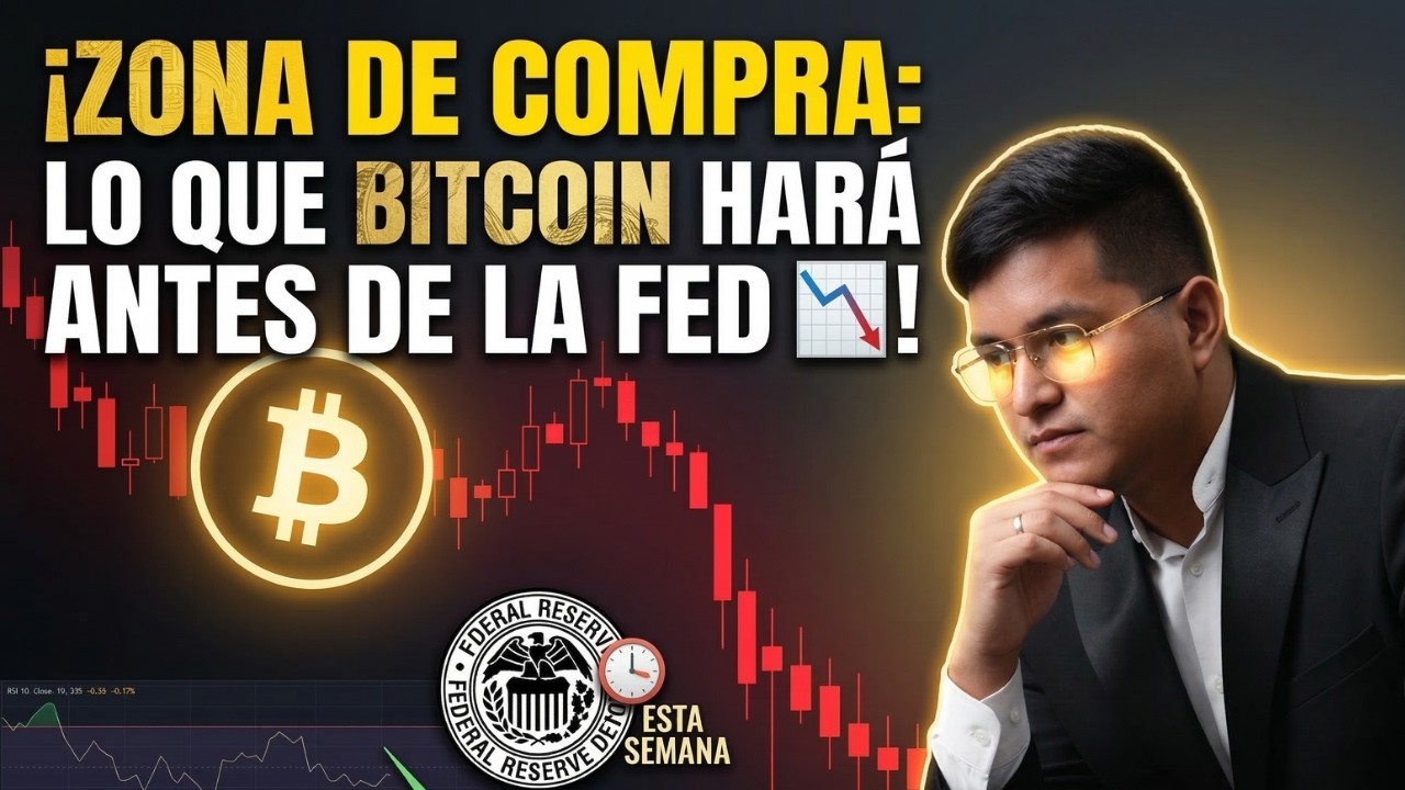 📉📈 Bitcoin en zona de sobreventa antes de la semana de la FED