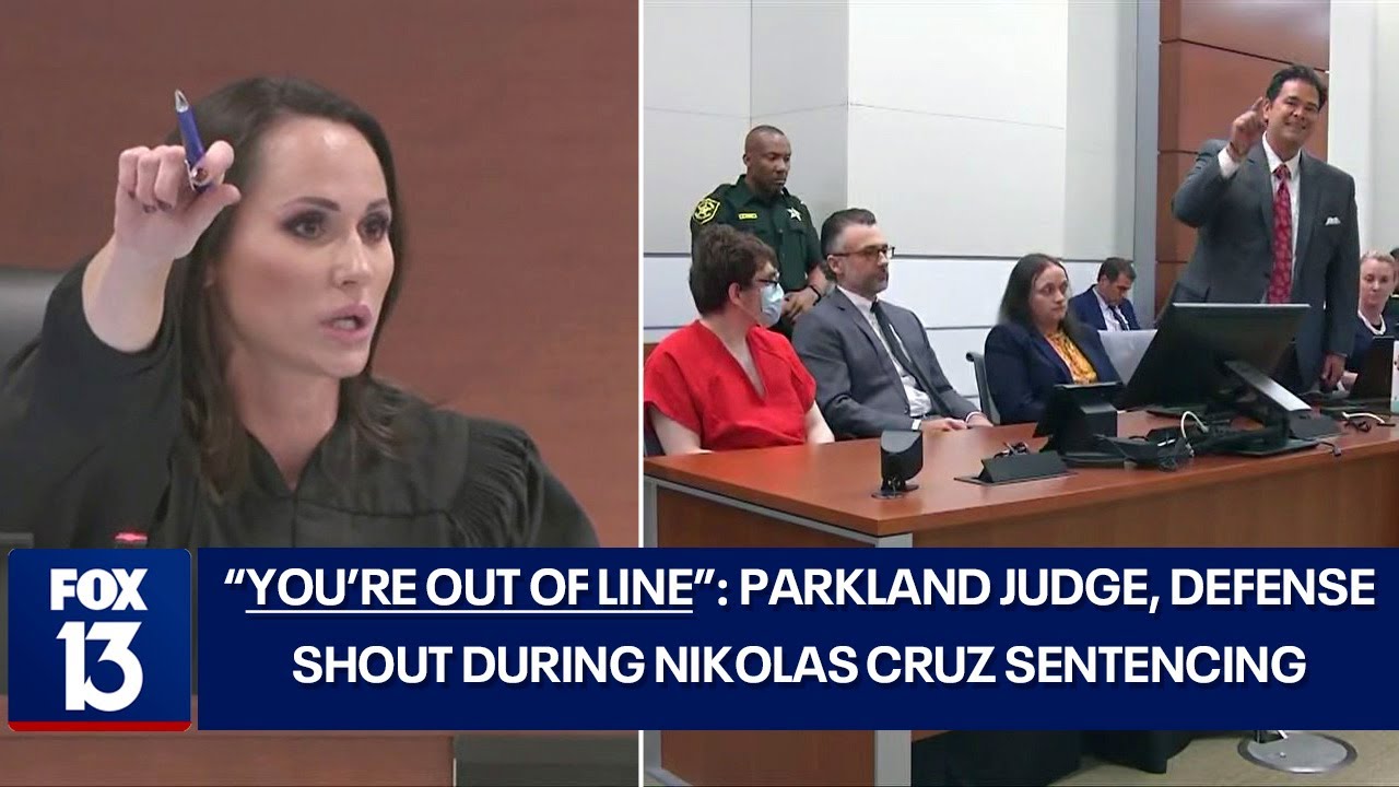 'You're out of line': Parkland judge, defense shout at each other during Nikolas Cruz sentencing